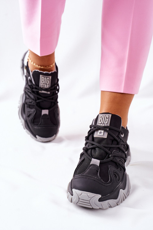   Sportliku stiiliga jalanõud Memory Foam Big Star II274089 mustad