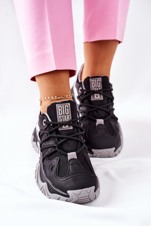   Sportliku stiiliga jalanõud Memory Foam Big Star II274089 mustad