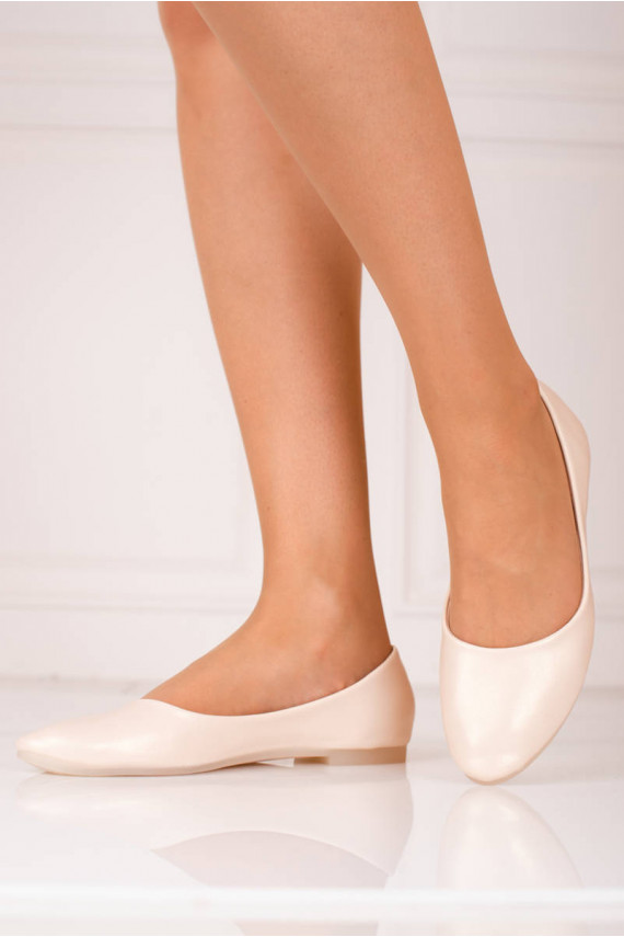 Klassikalise mudeli beeži värvi baleriny damskie Shelovet