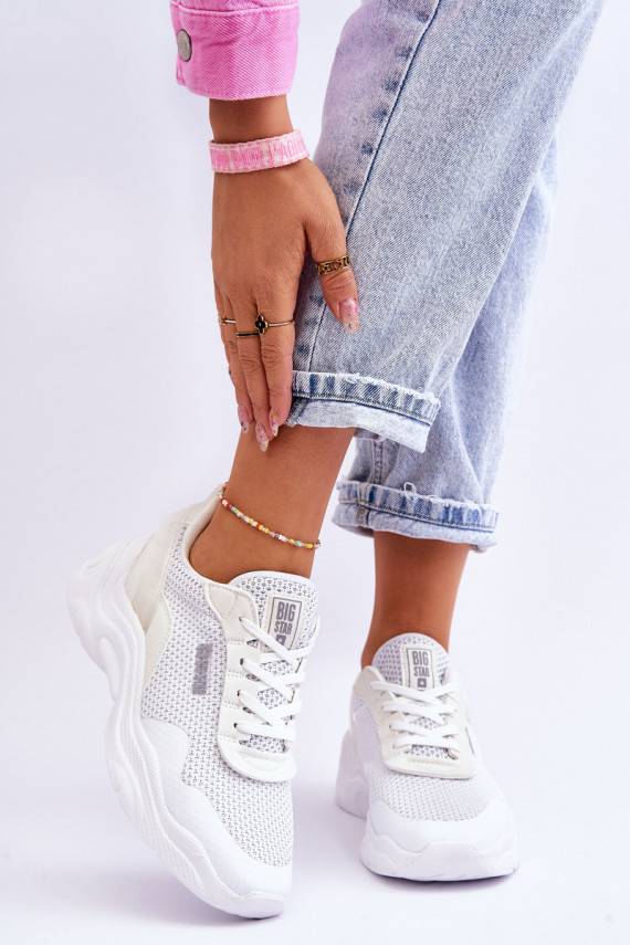   Riidest spordijalatsid Memory Foam System Big Star LL274A064 valget värvi