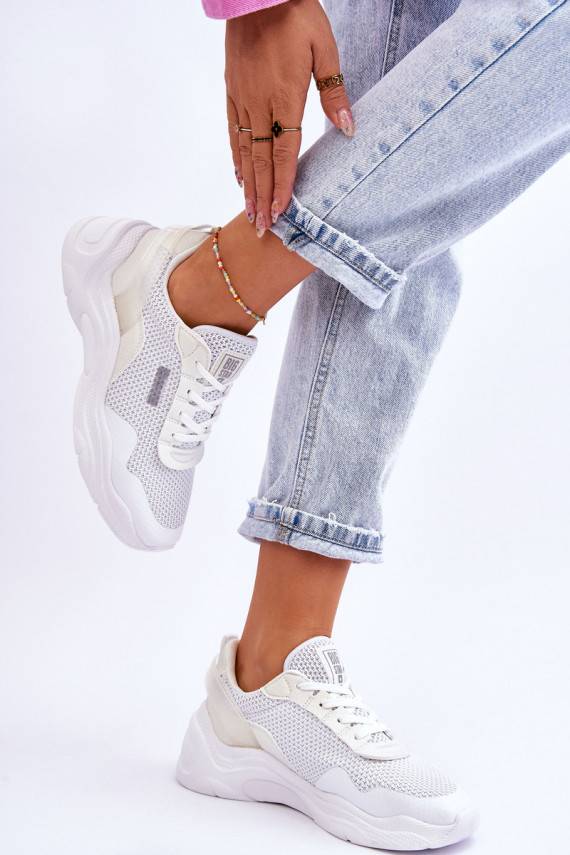   Riidest spordijalatsid Memory Foam System Big Star LL274A064 valget värvi