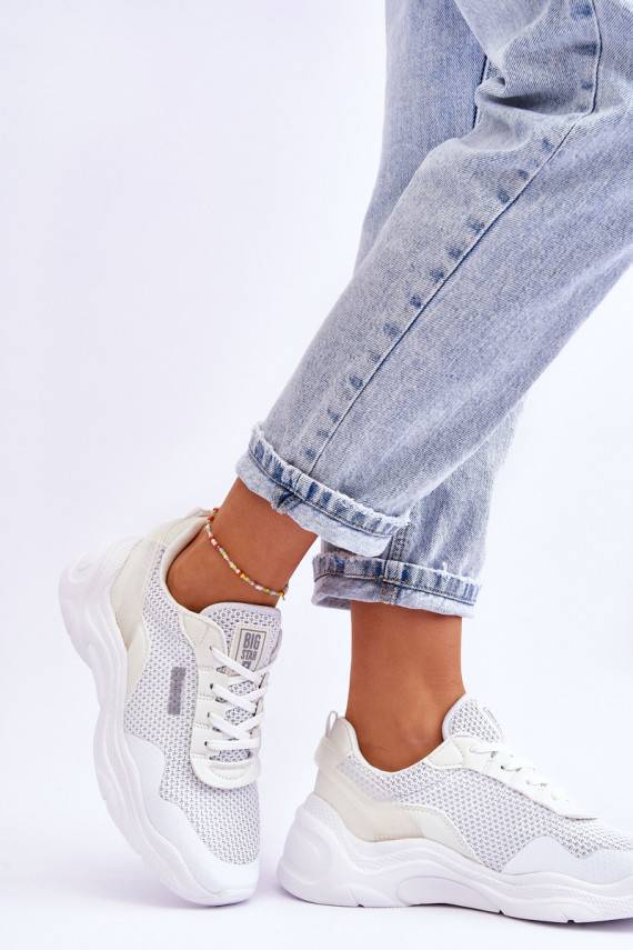   Riidest spordijalatsid Memory Foam System Big Star LL274A064 valget värvi