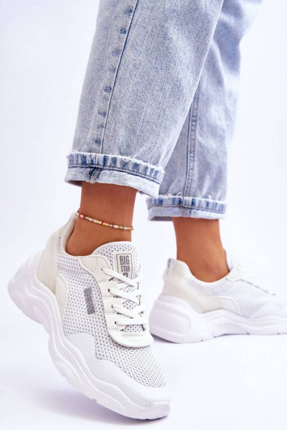   Riidest spordijalatsid Memory Foam System Big Star LL274A064 valget värvi