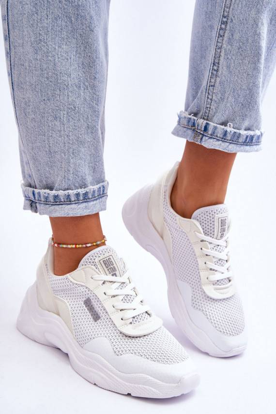   Riidest spordijalatsid Memory Foam System Big Star LL274A064 valget värvi