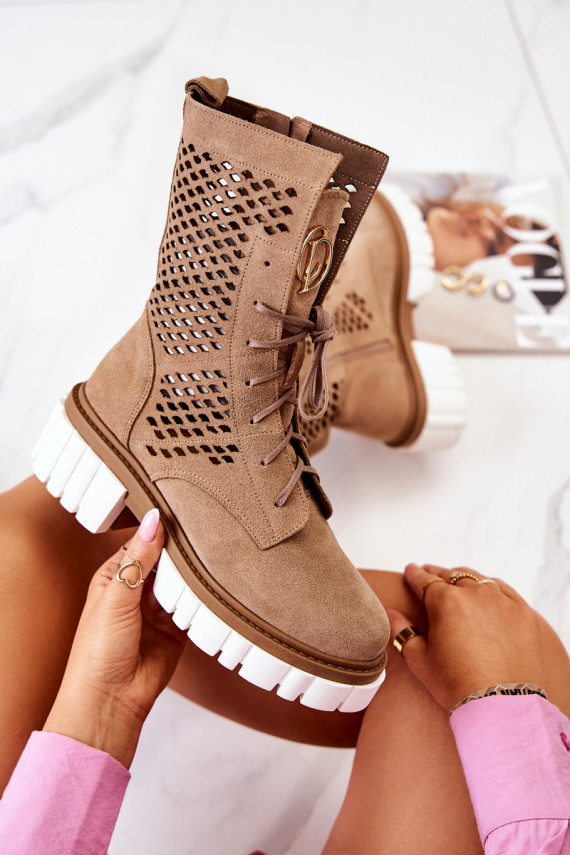   Saapad säärsaapad Nicole pruunid värvi 2706