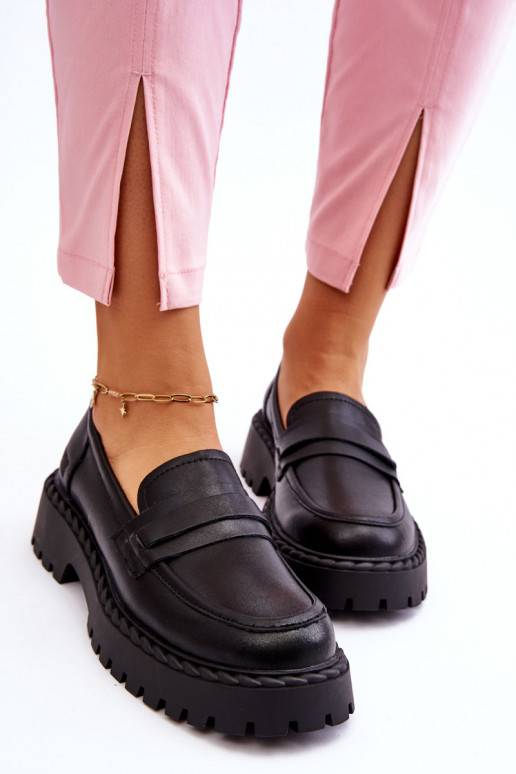   Mokassiinid jalatsid   Big Star LL274458 mustad