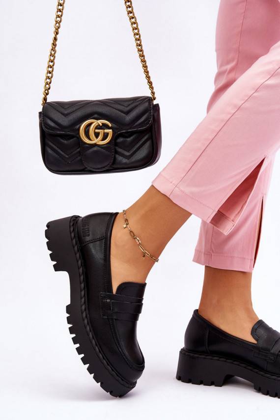   Mokassiinid jalatsid   Big Star LL274458 mustad