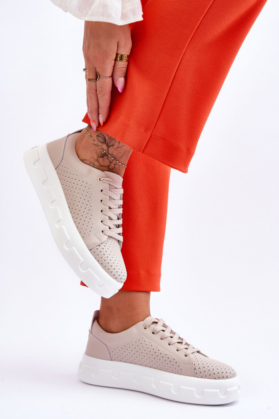   spordijalatsid platvormiga beeži värvi Montigo