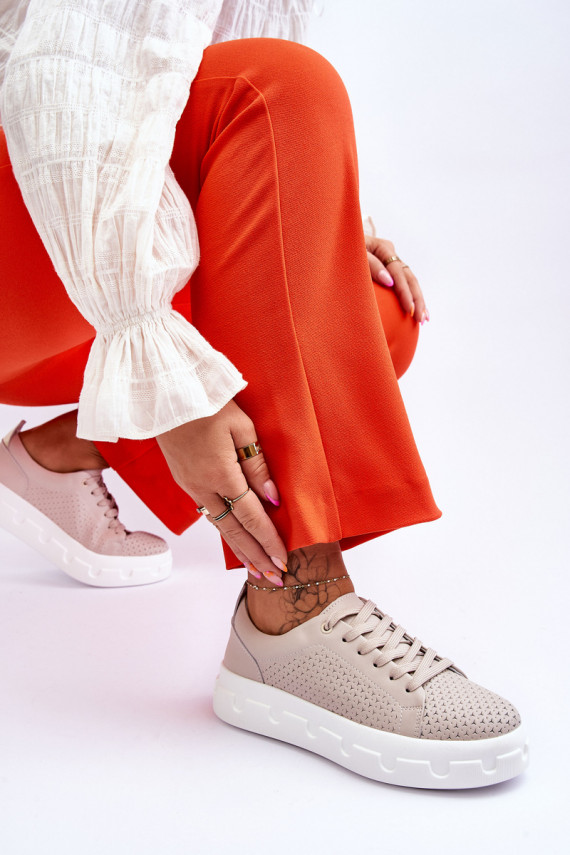   spordijalatsid platvormiga beeži värvi Montigo