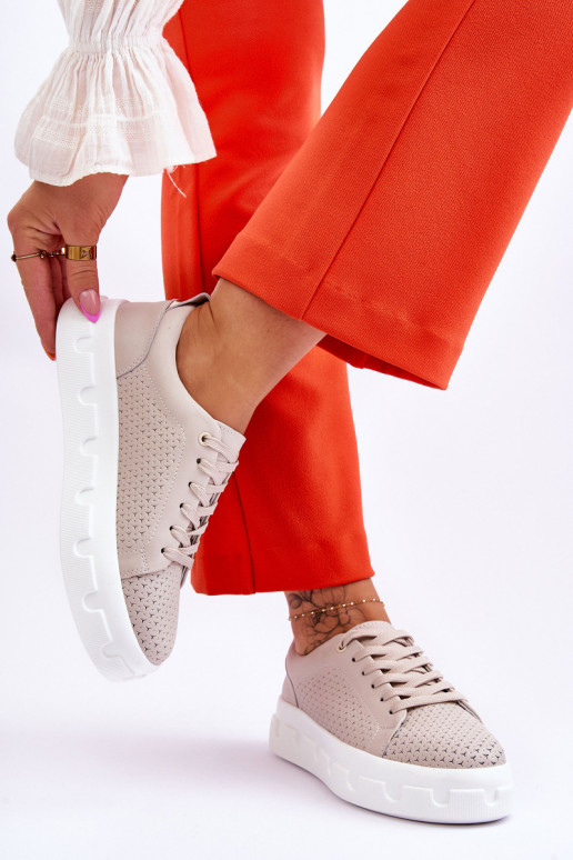   spordijalatsid platvormiga beeži värvi Montigo