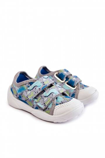 Laste jalanõud Spordijalatsid Dinozaury Befado 907P156 Halli värvi 2