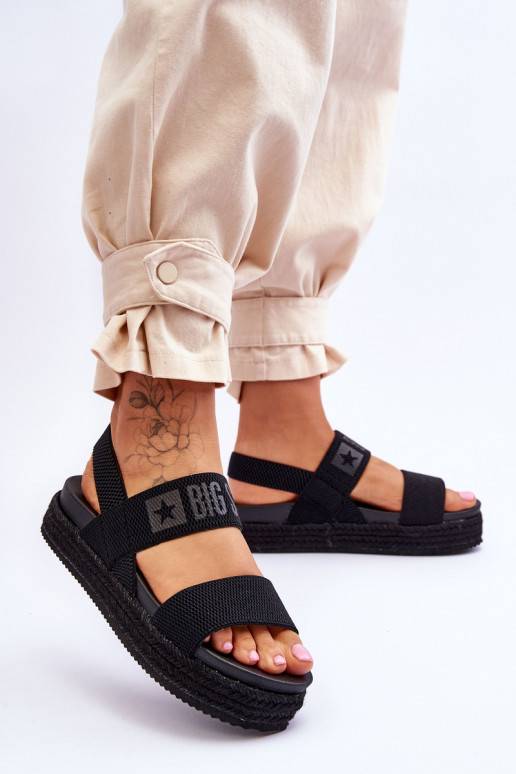 Naistesandaalid  Big Star LL274856 mustad