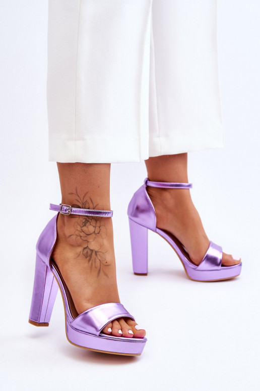 sandaalid  violetset värvi Mandy