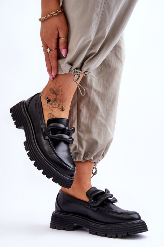   Mokassiinid jalatsid Big Star LL274580 mustad