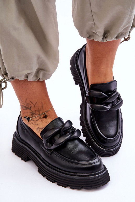   Mokassiinid jalatsid Big Star LL274580 mustad