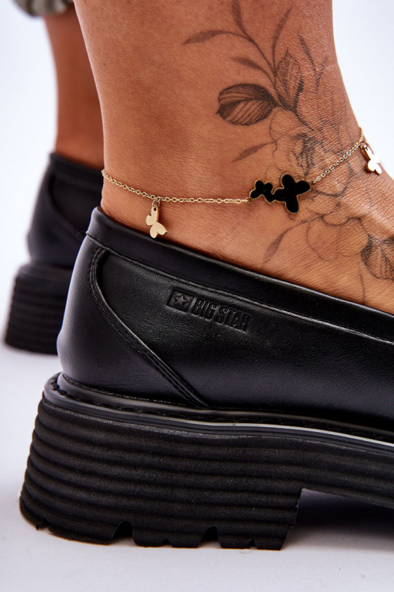   Mokassiinid jalatsid Big Star LL274580 mustad