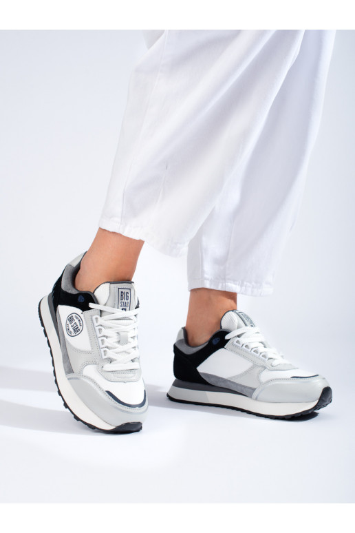   Sneakers Naiste kingad valge värv-halli värvi LL274370 BIG STAR