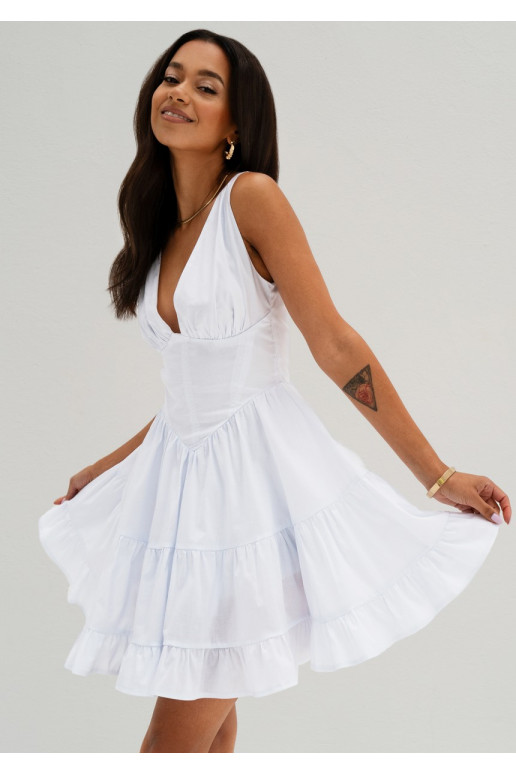 Liya - Valge mini kleit
