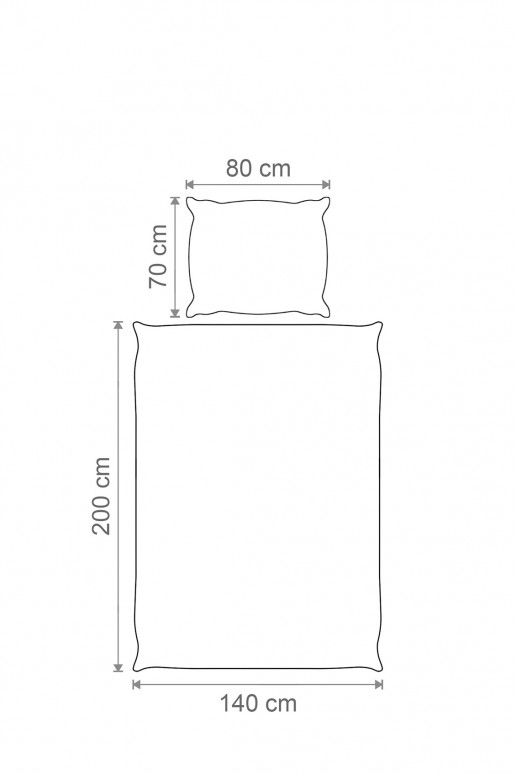 Voodipesukomplekt B&amp;W Monstera