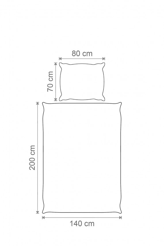 Voodipesukomplekt B&amp;W Monstera