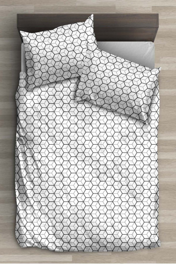 Voodipesukomplekt Cube