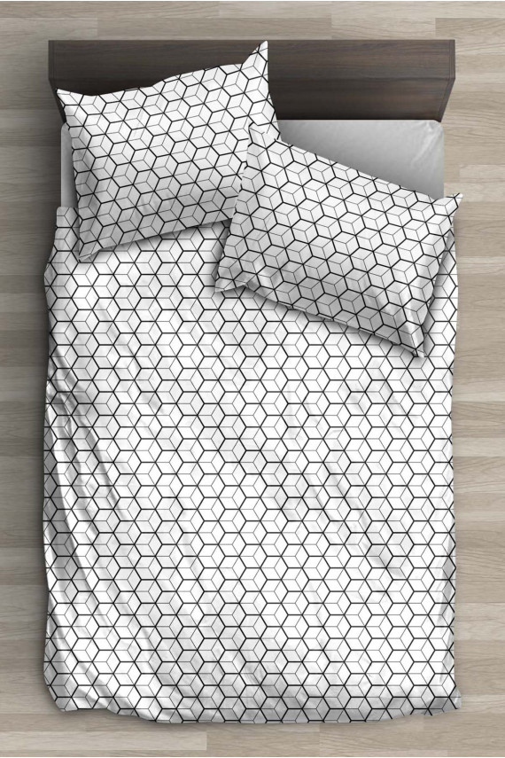 Voodipesukomplekt Cube