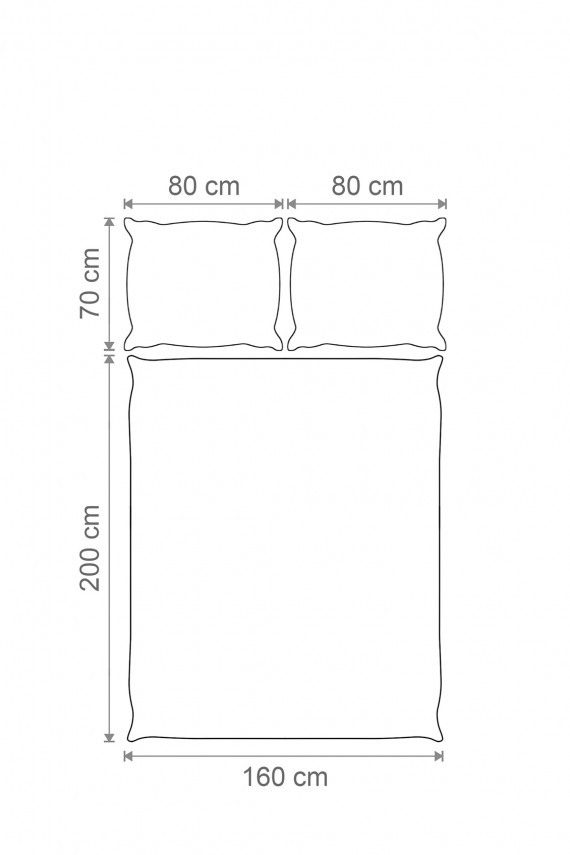 Voodipesukomplekt Jungle Green Leaves