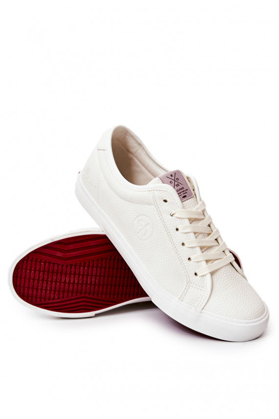 meestele   vabaaja jalanõud Cross Jeans JJ1R4023C valget värvi