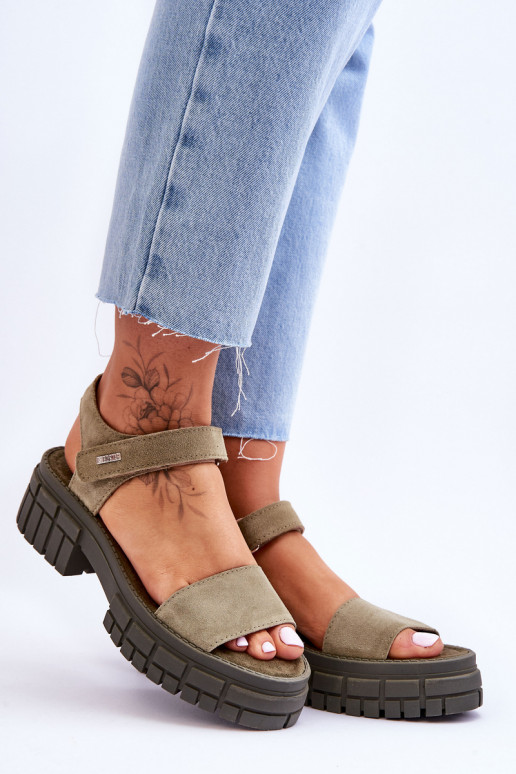   Seemisnahast kingad Big Star LL276033 Rohelist värvi