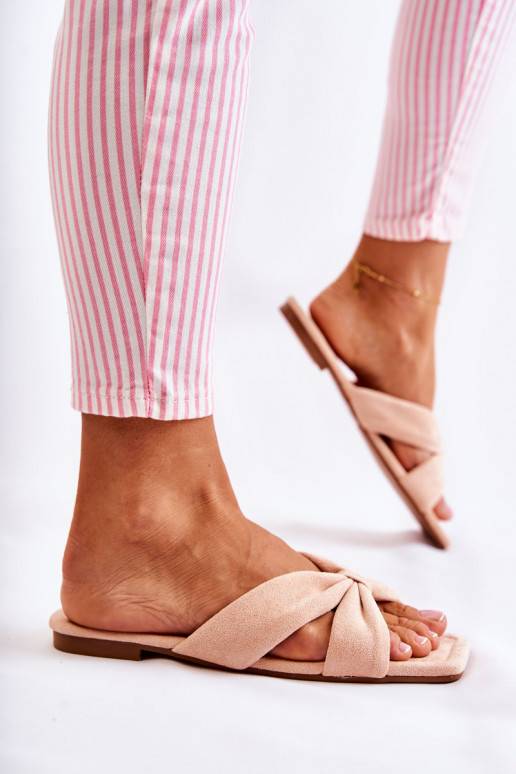   veluurist Plätud Heleroosat värvi Vanilla Sky