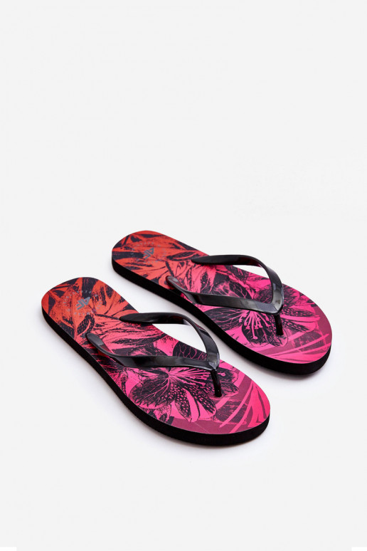 Klassikalise mudeli Sussid moodsad varbavahe-sandaalid 4F 4FSS23FFLIF060-90S -Tumeroosad värvi