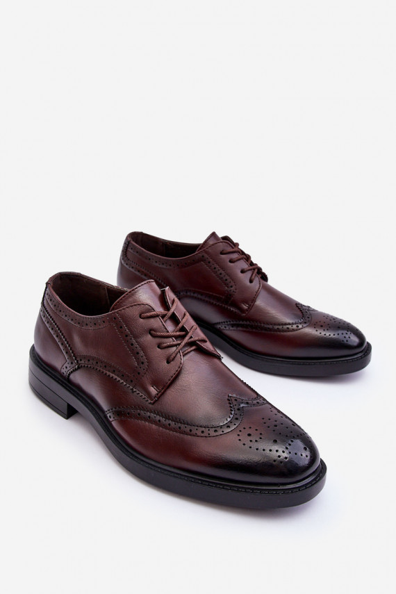 Elegantsed jalatsid pruunid värvi Gustavo