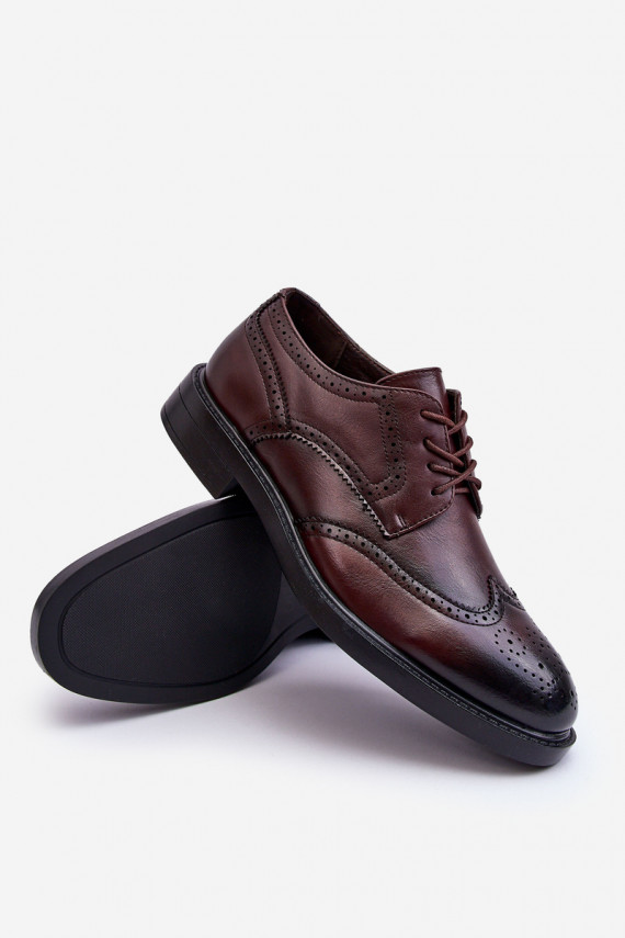 Elegantsed jalatsid pruunid värvi Gustavo