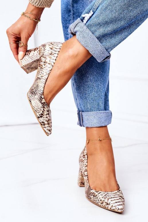   Kingad   Shoes 2801 Kuldset värvi