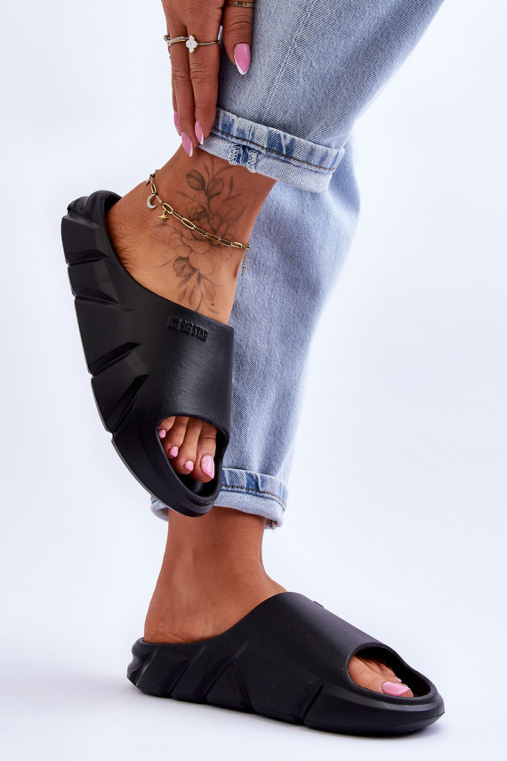    Kerged rannaplätud Sussid Big Star LL274594 mustad