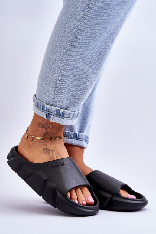    Kerged rannaplätud Sussid Big Star LL274594 mustad