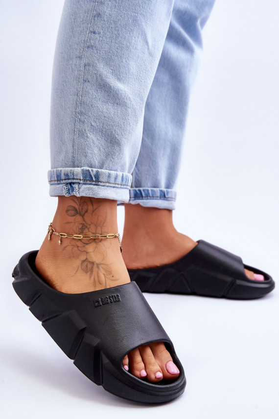    Kerged rannaplätud Sussid Big Star LL274594 mustad