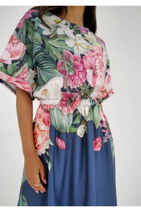 Greta - lillelise trükiga kleit