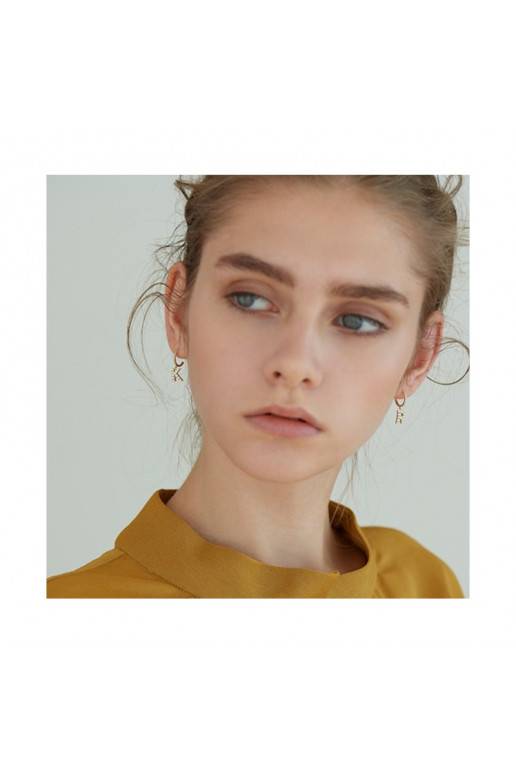 Kullatud kõrvarõngad literkaKST1683Z Kullatud kõrvarõngad literkaKST1683Z