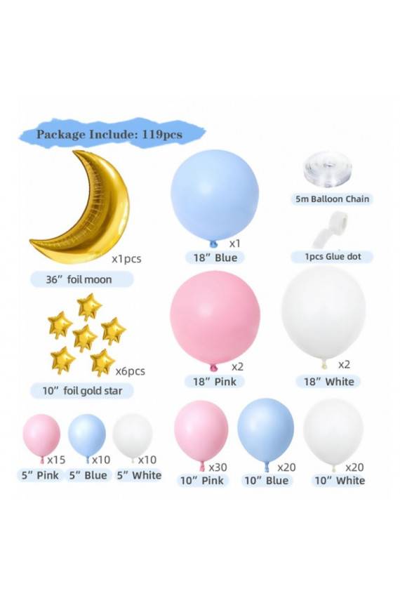 Õhupallide komplekt 119tk. BLN07