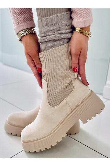Elastsed saapad WINTERS BEIGE 2