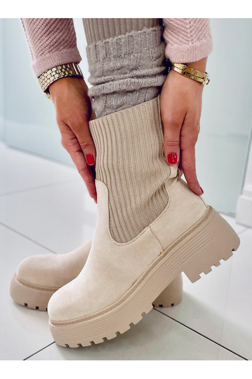 Elastsed saapad WINTERS BEIGE Elastsed saapad WINTERS BEIGE