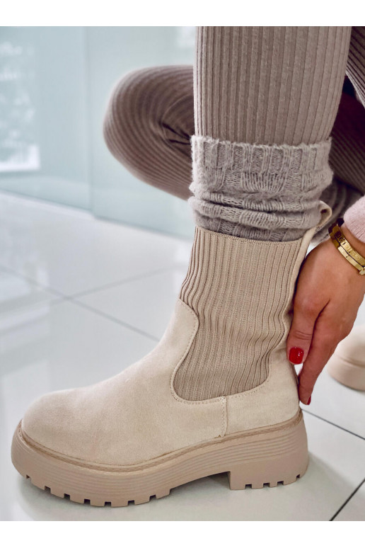 Elastsed saapad WINTERS BEIGE Elastsed saapad WINTERS BEIGE