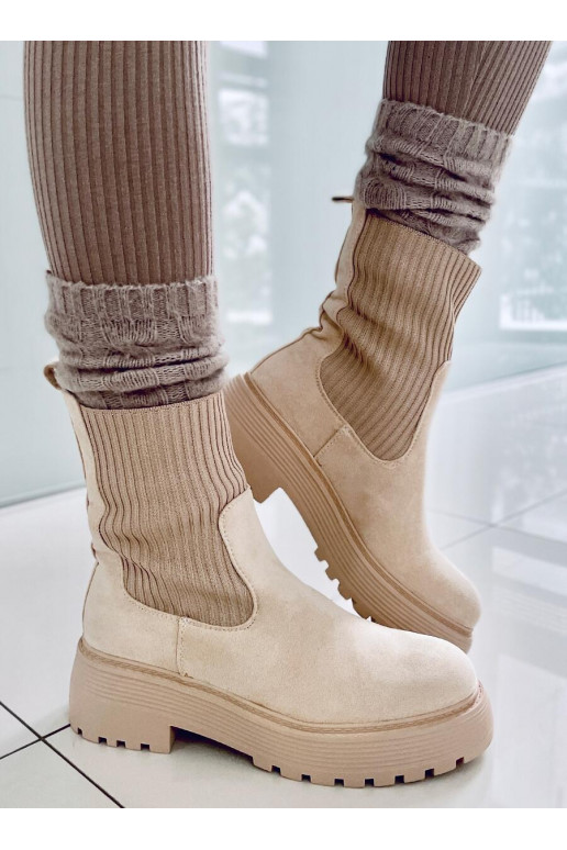 Elastsed saapad WINTERS BEIGE Elastsed saapad WINTERS BEIGE