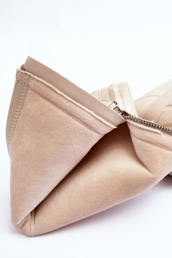   pika säärega saapad platvormiga tõmblukuga beeži värvi Ringo