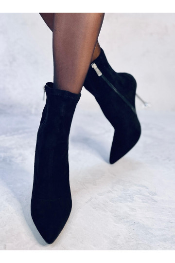 Naiste poolsaapad na przezroczystej szpilce MERRISA BLACK 2