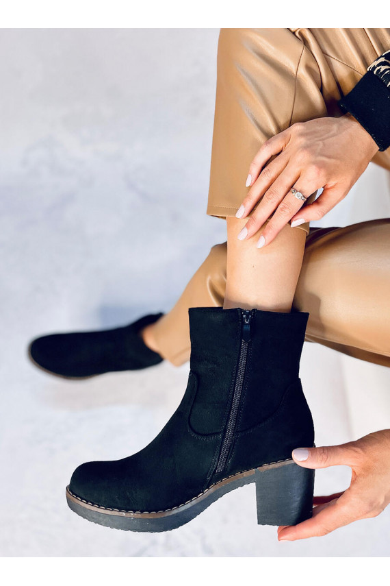 Kummist kontsaga kingad LINZI BLACK