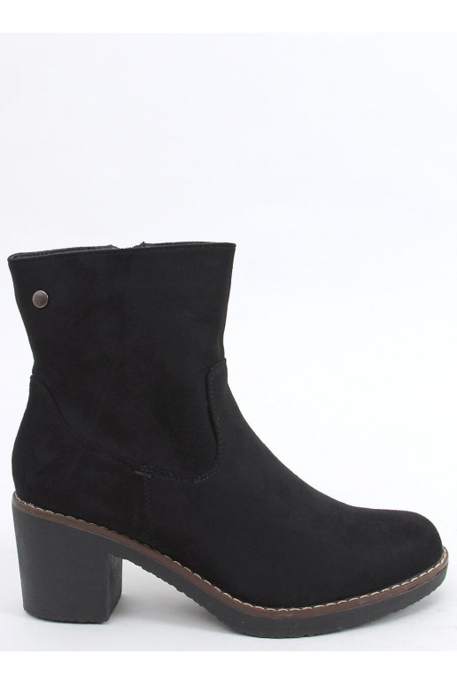 Kummist kontsaga kingad LINZI BLACK Kummist kontsaga kingad LINZI BLACK