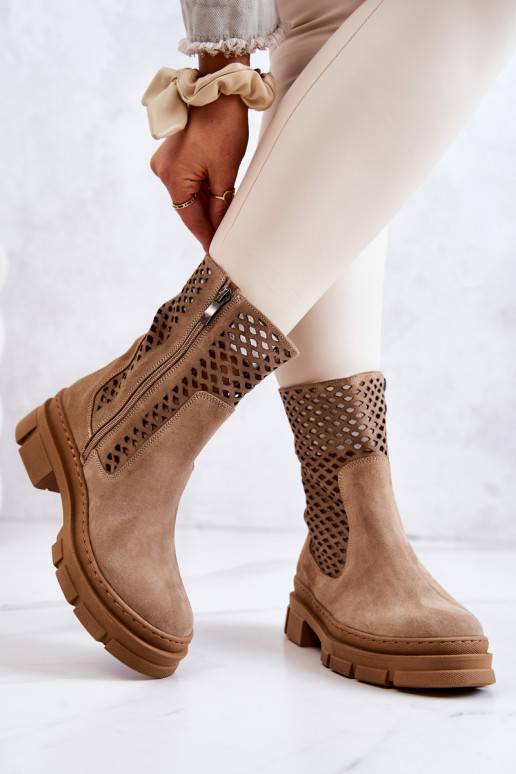   massiivsed saapad Nicole pruunid värvi 2711