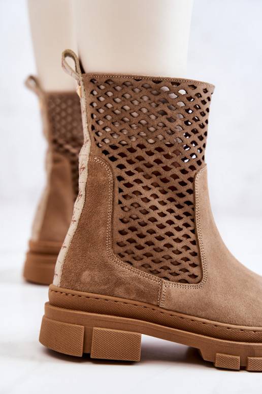   massiivsed saapad Nicole pruunid värvi 2711